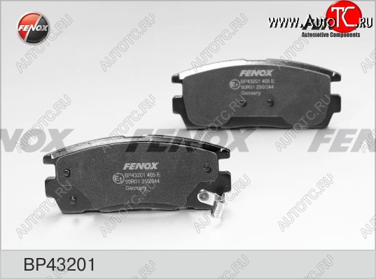 1 659 р. Колодка заднего дискового тормоза FENOX Chevrolet Captiva 2-ой рестайлинг (2013-2016)  с доставкой в г. Вологда