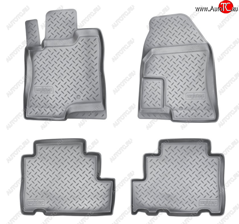 2 569 р. Комплект салонных ковриков Norplast Unidec Chevrolet Captiva  дорестайлинг (2006-2011) (Цвет: черный)  с доставкой в г. Вологда