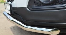15 449 р. Защита переднего бампера (Ø63 мм волна, нержавейка) SLITKOFF Chevrolet Captiva 2-ой рестайлинг (2013-2016)  с доставкой в г. Вологда. Увеличить фотографию 3