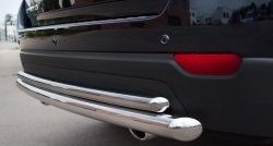 17 649 р. Защита заднего бампера (Ø63 и 42 мм, нержавейка) SLITKOFF Chevrolet Captiva 1-ый рестайлинг (2011-2013)  с доставкой в г. Вологда. Увеличить фотографию 3