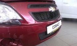 2 089 р. Нижняя сетка на бампер Russtal (черная) Chevrolet Cobalt седан дорестайлинг (2011-2016)  с доставкой в г. Вологда. Увеличить фотографию 5
