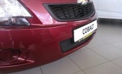 2 089 р. Нижняя сетка на бампер Russtal (черная) Chevrolet Cobalt седан дорестайлинг (2011-2016)  с доставкой в г. Вологда. Увеличить фотографию 6