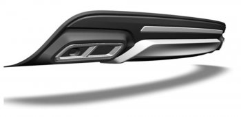 5 299 р. Накладка на задний бампер Extreem Chevrolet Cruze J300 седан рестайлинг (2012-2015) (Неокрашенная)  с доставкой в г. Вологда. Увеличить фотографию 3