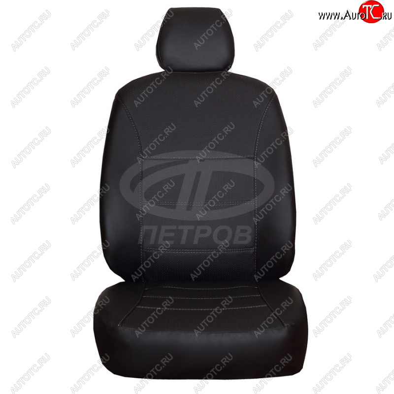 5 699 р. Чехлы на сиденья (экокожа) ПЕТРОВ Орегон Chevrolet Cruze J300 седан рестайлинг (2012-2015) (черный)  с доставкой в г. Вологда