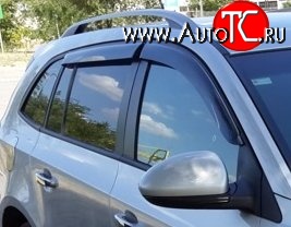999 р. Комплект дефлекторов окон (ветровиков) 4 шт. Russtal Chevrolet Cruze J308 универсал рестайлинг (2012-2015)  с доставкой в г. Вологда