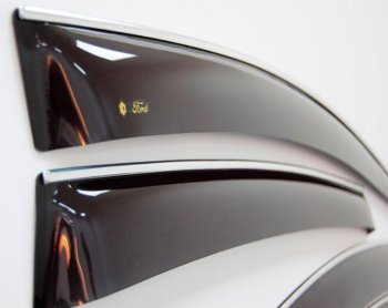 2 079 р. Дефлектора окон CA-Plastiс  Chevrolet Cruze  J305 (2009-2012) хэтчбек дорестайлинг (Classic полупрозрачный, Без хром.молдинга)  с доставкой в г. Вологда. Увеличить фотографию 3