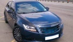 3 529 р. Радиаторная решётка (дорестайлинг) Sport v2 Chevrolet Cruze J300 седан рестайлинг (2012-2015) (Неокрашенная)  с доставкой в г. Вологда. Увеличить фотографию 5