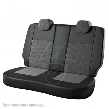 7 249 р. Чехлы для сидений Lord Autofashion Турин (экокожа/жаккард) Chevrolet Cruze J300 седан рестайлинг (2012-2015) (Черный, вставка Люкс-94)  с доставкой в г. Вологда. Увеличить фотографию 2