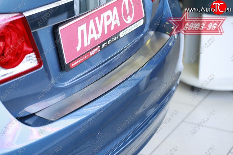 1 439 р. Накладка на задний бампер Souz-96 Chevrolet Cruze J305 хэтчбек дорестайлинг (2009-2012)  с доставкой в г. Вологда