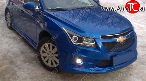 6 999 р. Передний бампер Sport Chevrolet Cruze J308 универсал рестайлинг (2012-2015) (Неокрашенный)  с доставкой в г. Вологда