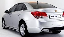 4 199 р. Пороги накладки Extrime Chevrolet Cruze J305 хэтчбек рестайлинг (2012-2015) (Неокрашенные)  с доставкой в г. Вологда. Увеличить фотографию 2