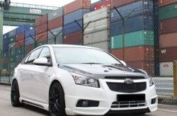 4 199 р. Пороги накладки Extrime Chevrolet Cruze J305 хэтчбек рестайлинг (2012-2015) (Неокрашенные)  с доставкой в г. Вологда. Увеличить фотографию 3