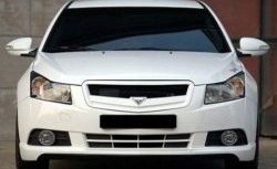 2 999 р. Решётка радиатора Road Runs style Chevrolet Cruze J300 седан рестайлинг (2012-2015) (Неокрашенная)  с доставкой в г. Вологда. Увеличить фотографию 3
