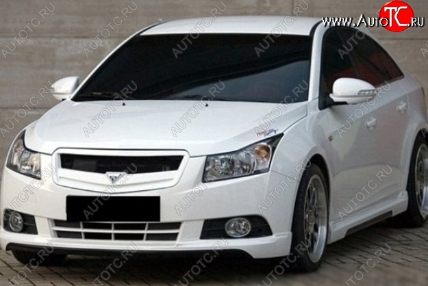 2 999 р. Решётка радиатора Road Runs style Chevrolet Cruze J300 седан рестайлинг (2012-2015) (Неокрашенная)  с доставкой в г. Вологда