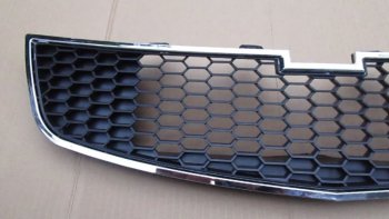 1 049 р. Решетка радиатора SPARD (нижняя) Chevrolet Cruze J300 седан рестайлинг (2012-2015) (Неокрашенная)  с доставкой в г. Вологда. Увеличить фотографию 2