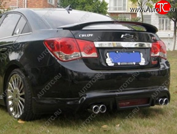 3 999 р. Спойлер CT Chevrolet Cruze J300 седан дорестайлинг (2009-2012) (Неокрашенный)  с доставкой в г. Вологда