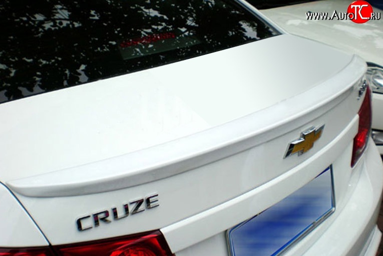 2 599 р. Лип спойлер M-VRS Chevrolet Cruze J300 седан дорестайлинг (2009-2012) (Неокрашенный)  с доставкой в г. Вологда