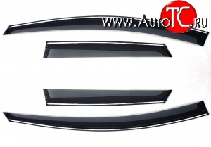999 р. Комплект дефлекторов окон (ветровиков) 4 шт. (седан) Russtal Chevrolet Epica V250 (2006-2012)  с доставкой в г. Вологда