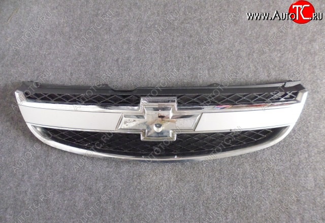 2 499 р. Решетка радиатора SPARD Chevrolet Epica V250 (2006-2012) (Неокрашенная)  с доставкой в г. Вологда