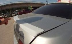 3 299 р. Лип спойлер CT Chevrolet Epica V250 (2006-2012) (Неокрашенный)  с доставкой в г. Вологда. Увеличить фотографию 2