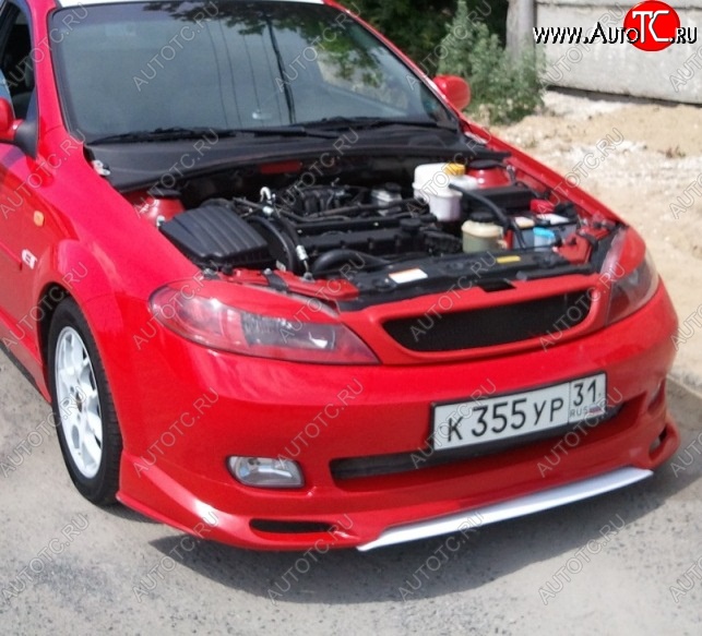 1 249 р. Нижняя планка для накладки переднего бампера CT 1 Chevrolet Lacetti хэтчбек (2002-2013) (Неокрашенная)  с доставкой в г. Вологда
