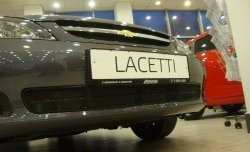 1 469 р. Сетка на бампер Russtal (черная) Chevrolet Lacetti хэтчбек (2002-2013)  с доставкой в г. Вологда. Увеличить фотографию 3