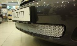 1 539 р. Сетка на бампер Russtal (хром) Chevrolet Lacetti хэтчбек (2002-2013)  с доставкой в г. Вологда. Увеличить фотографию 2