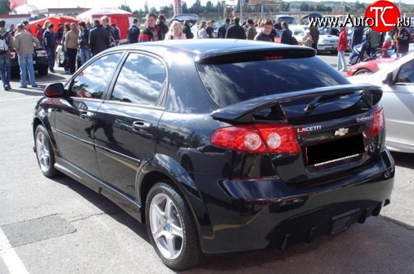 8 399 р. Спойлер Sport v2  Chevrolet Lacetti  хэтчбек (2002-2013) (Неокрашенный)  с доставкой в г. Вологда