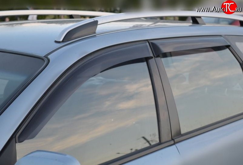 999 р. Комплект дефлекторов окон (ветровиков) 4 шт. Russtal Chevrolet Lacetti универсал (2002-2013)  с доставкой в г. Вологда