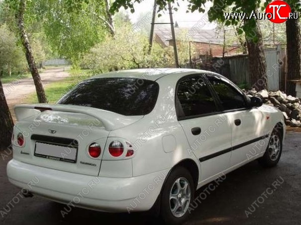 3 749 р. Спойлер CT v4 Daewoo Sense Т100 седан (1997-2008) (Неокрашенный)  с доставкой в г. Вологда