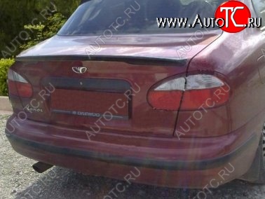 2 649 р. Лип спойлер CT Daewoo Sense Т100 седан (1997-2008) (Неокрашенный)  с доставкой в г. Вологда