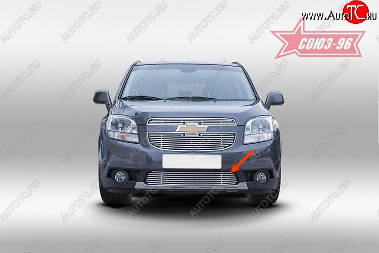5 309 р. Декоративный элемент воздухозаборника Souz-96 (d10) Chevrolet Orlando (2011-2018)  с доставкой в г. Вологда