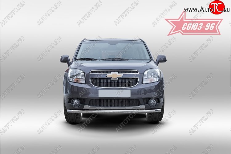 15 389 р. Защита переднего бампера одинарная Souz-96 (d60) Chevrolet Orlando (2011-2018)  с доставкой в г. Вологда