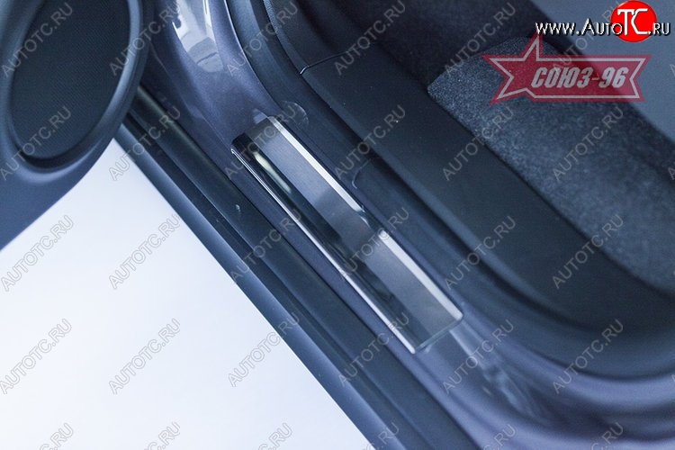 2 249 р. Накладки на внутренние пороги Souz-96 Chevrolet Orlando (2011-2018)  с доставкой в г. Вологда