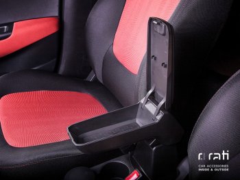 6 849 р. Подлокотник Armster S Chevrolet Spark M300 дорестайлинг (2010-2015)  с доставкой в г. Вологда. Увеличить фотографию 4