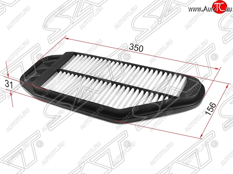 270 р. Фильтр воздушный двигателя SAT (1,0 / 1,2)  Chevrolet Spark  M300 (2010-2015), Ravon R2 (2016-2025)  с доставкой в г. Вологда