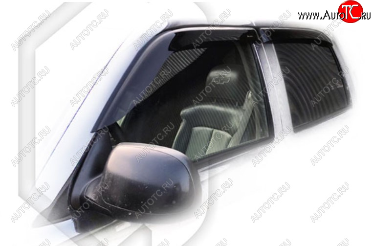 1 999 р. Дефлектора окон CA-Plastic  Chevrolet Tahoe  GMT800 (2000-2006) (Classic полупрозрачный)  с доставкой в г. Вологда