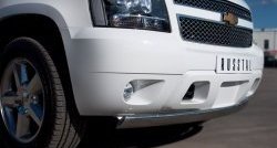 18 099 р. Защита переднего бампера (Ø75х42 мм, нержавейка) Russtal Chevrolet Tracker (2013-2015)  с доставкой в г. Вологда. Увеличить фотографию 2