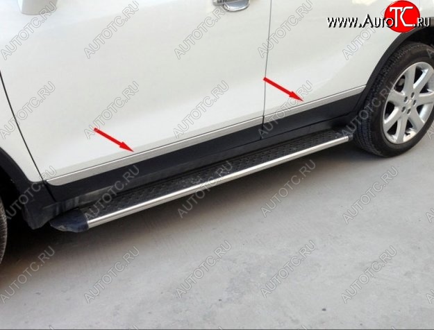 6 899 р. Молдинги CT Chevrolet Tracker (2013-2015) (Неокрашенные)  с доставкой в г. Вологда