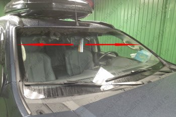 1 699 р. Водостоки лобового стекла Стрелка 11 Chevrolet Trailblazer GM800 дорестайлинг (2012-2016)  с доставкой в г. Вологда. Увеличить фотографию 4