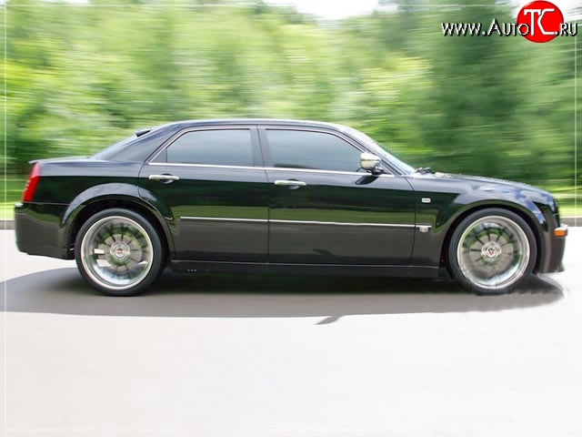 15 699 р. Пороги накладки La Connection Chrysler 300C LX седан (2004-2011) (Неокрашенные)  с доставкой в г. Вологда