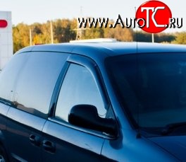 999 р. Комплект дефлекторов окон (ветровиков) 4 шт. Russtal Chrysler Voyager RG минивэн дорестайлинг (2000-2004)  с доставкой в г. Вологда