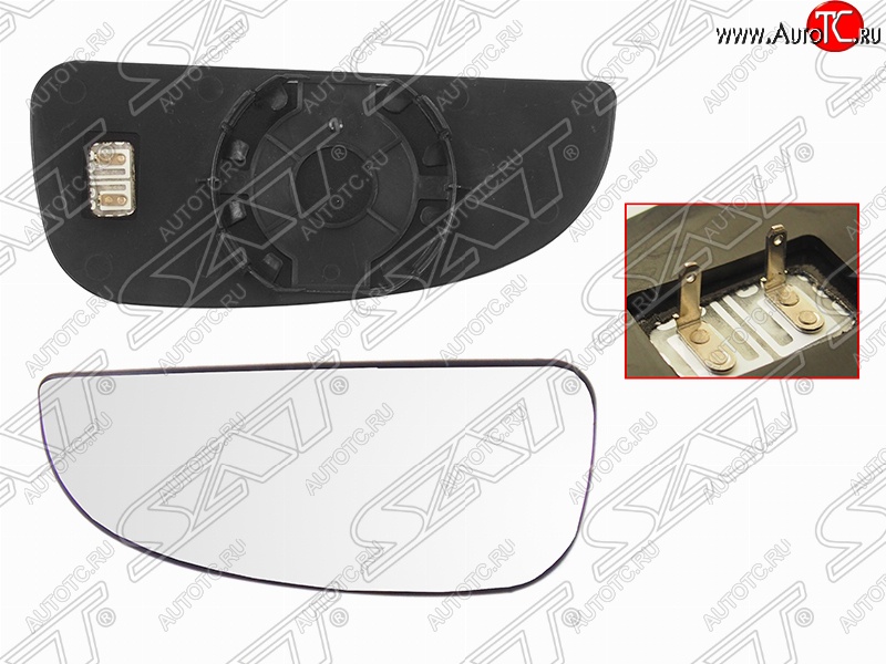 489 р. Левое полотно зеркала SAT (нижняя часть) CITROEN Jumper 250 (2006-2014)  с доставкой в г. Вологда