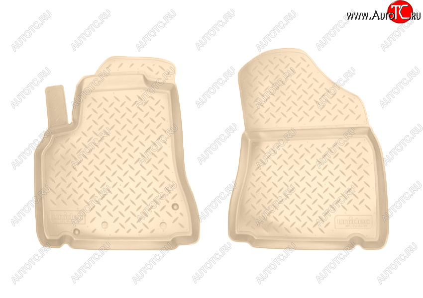 1 259 р. Коврики салона Norplast Unidec (передние) CITROEN Berlingo B9 рестайлинг (2015-2022) (Цвет: бежевый)  с доставкой в г. Вологда