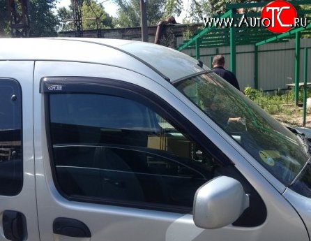 999 р. Комплект дефлекторов окон (ветровиков) 4 шт. (3 двери) Russtal CITROEN Berlingo M59 рестайлинг (2002-2012)  с доставкой в г. Вологда