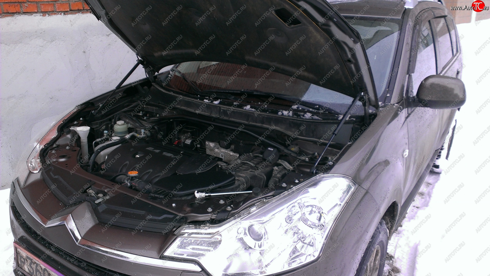 2 249 р. Упоры капота Russtal CITROEN C-crosser (2007-2012)  с доставкой в г. Вологда