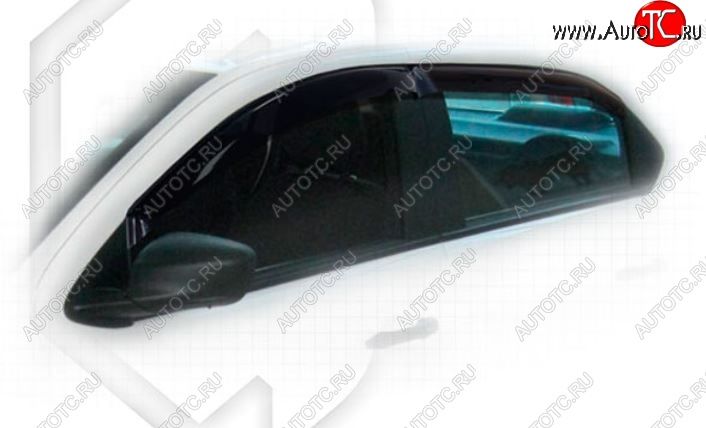 1 999 р. Дефлектора окон CA-Plastiс  CITROEN C-elysee  дорестайлинг (2012-2017) (Classic полупрозрачный, Без хром. молдинга)  с доставкой в г. Вологда