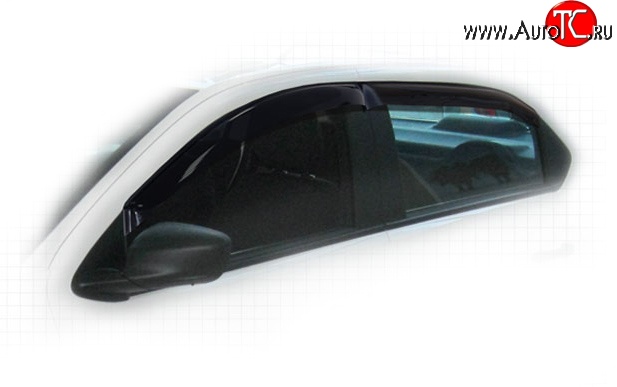 979 р. Дефлекторы окон (ветровики) Novline 4 шт. (седан) CITROEN C-elysee дорестайлинг (2012-2017)  с доставкой в г. Вологда