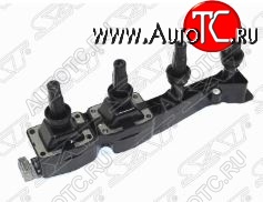 3 699 р. Катушка зажигания SAT (модуль) Peugeot 207 WA хэтчбэк 3 дв. дорестайлинг (2006-2009)  с доставкой в г. Вологда