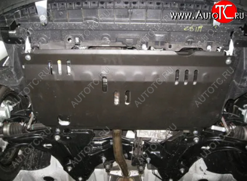 7 199 р. Защита картера двигателя и КПП Alfeco  CITROEN C3  дорестайлинг (2009-2015) (Алюминий 3 мм)  с доставкой в г. Вологда